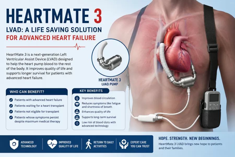 HeartMate 3 LVAD: Advanced Heart Failure Treatment in India
